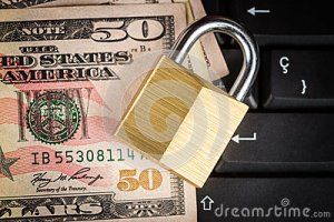 closed-padlock-keyboard-money-data-security-over-stack-black-computer-useful-to-illustrate-financial-35182451